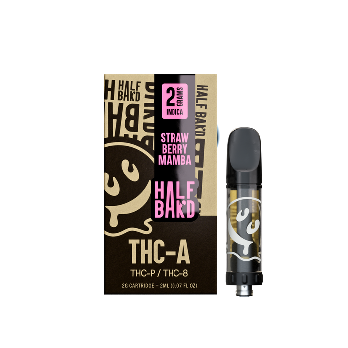 Strawberry Mamba | 2G Indica Cartridge - Cartridge - HALF BAK'D