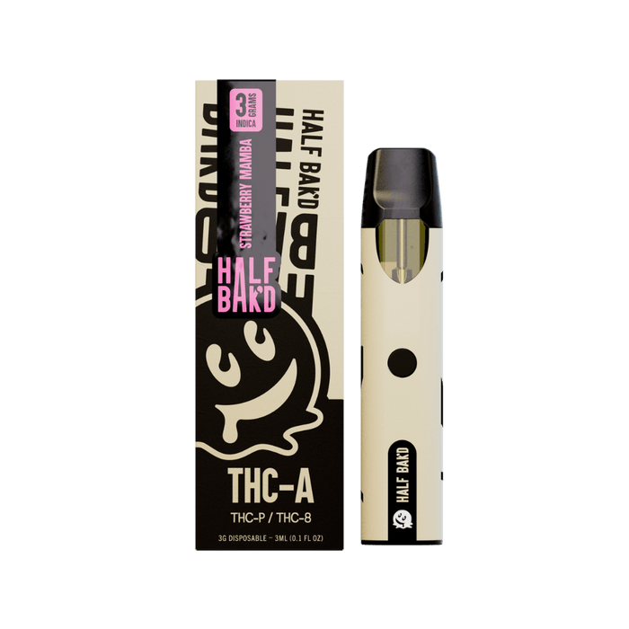 Strawberry Mamba | 3G Indica Disposable - Disposable - HALF BAK'D