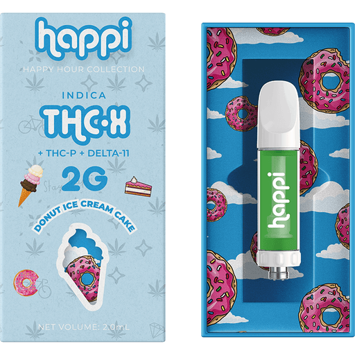 Donut Ice Cream Cake - 2G THC-X Cartridge (Indica) - Happi