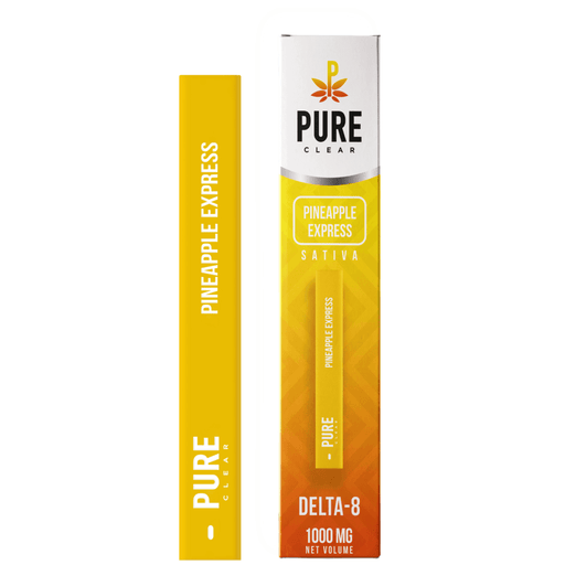 Pure Clear Pineapple Express Delta-8 1000mg Disposable - Happi