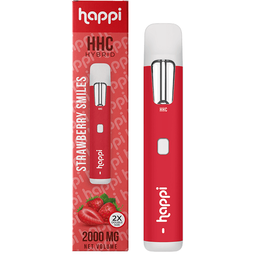 Strawberry Smiles - HHC 2G Disposable (Hybrid) - Happi