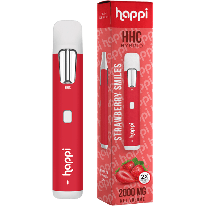 Strawberry Smiles - HHC 2G Disposable (Hybrid) - Happi