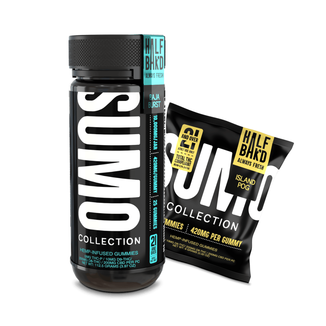 Buy Cannabis Edibles Online | HALF BAK'D SUMO Gummies 