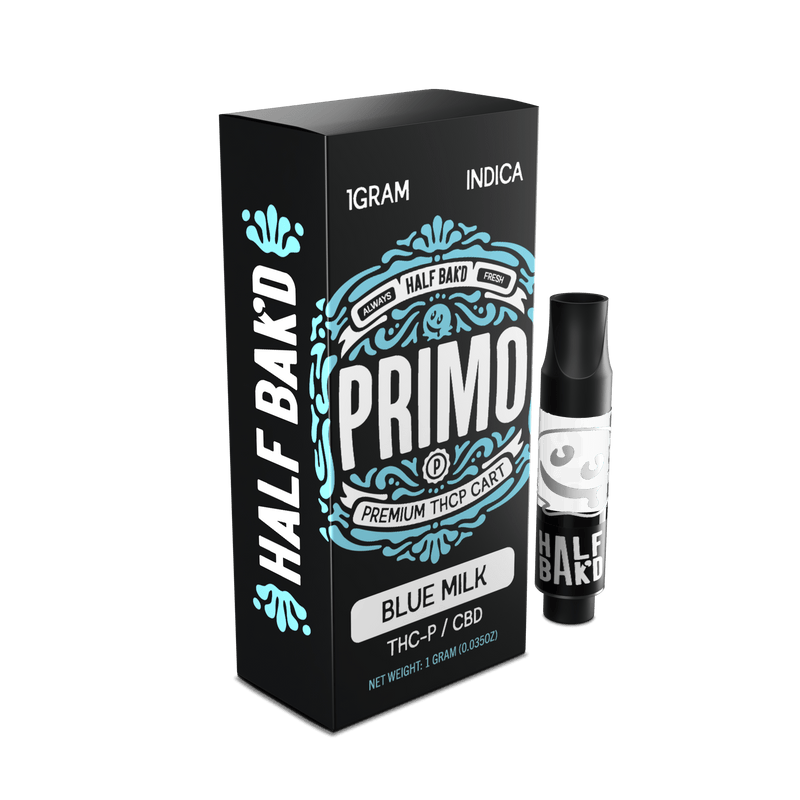Blue Milk | 1G Indica Cartridge - Cartridge -  HALF BAK'D