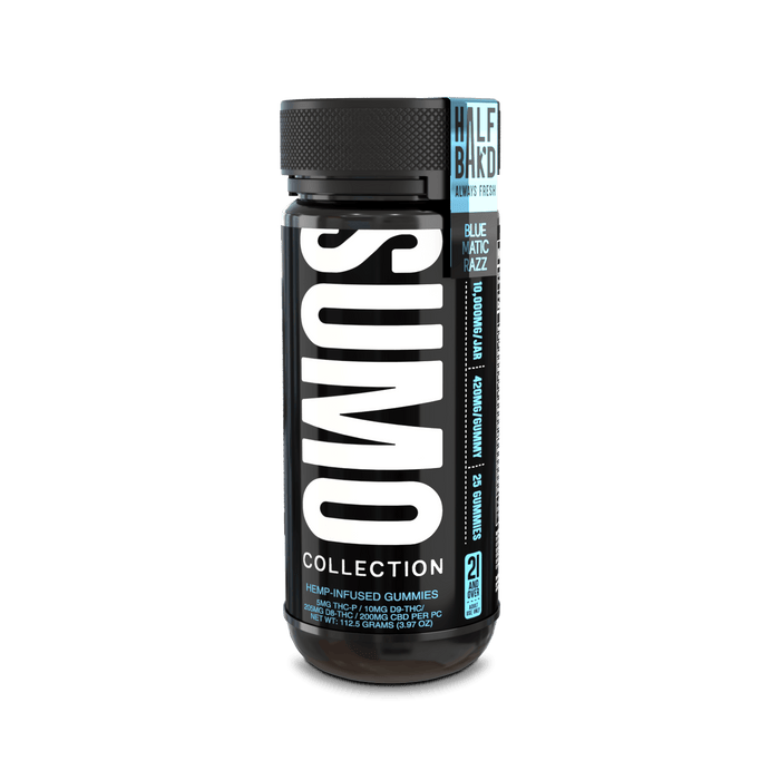 Bluematic Razz | Sumo Gummies - Gummies -  HALF BAK'D