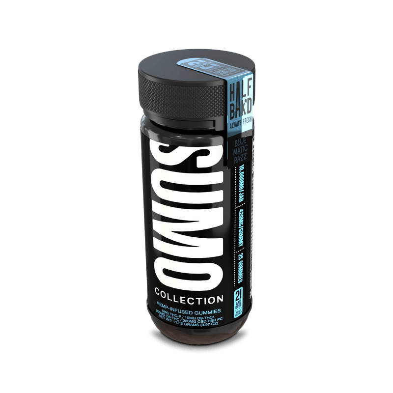 Bluematic Razz | Sumo Gummies - Gummies -  HALF BAK'D