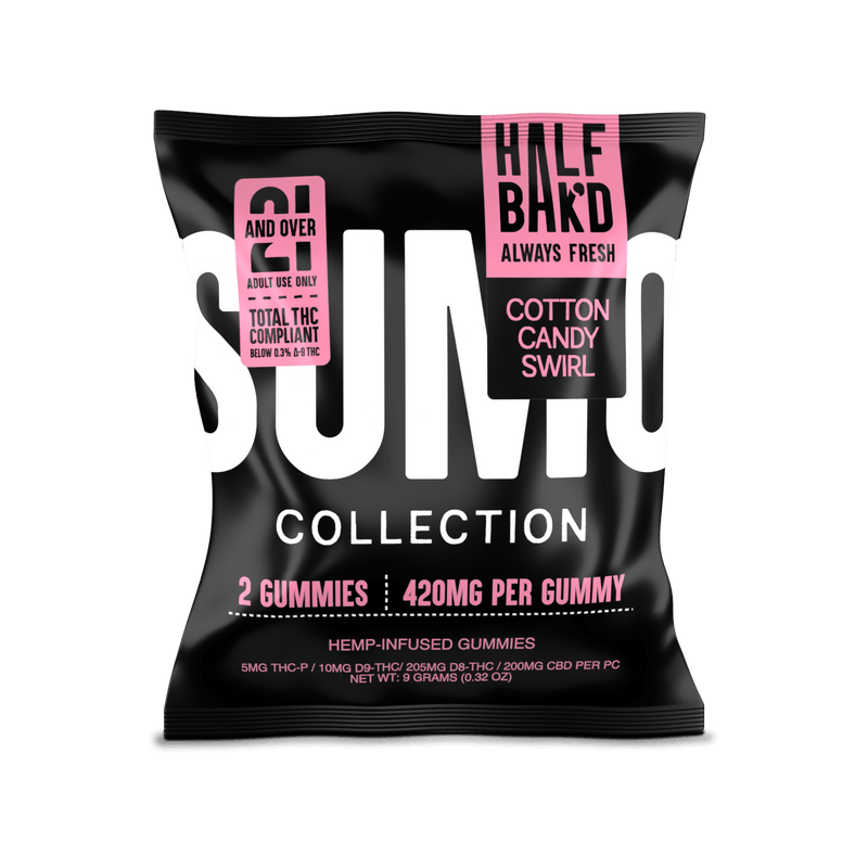 Cotton Candy Swirl | Sumo Gummies - Gummies -  HALF BAK'D