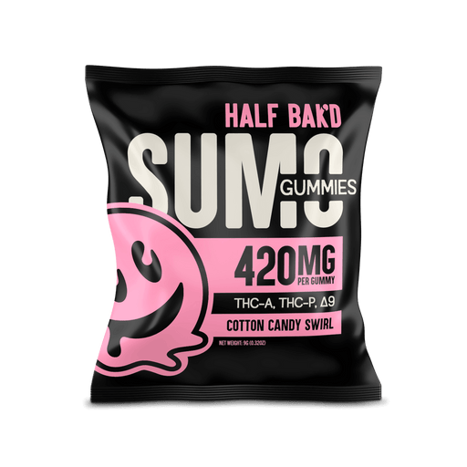 Cotton Candy Swirl - Sumo Gummies - HALF BAK'D