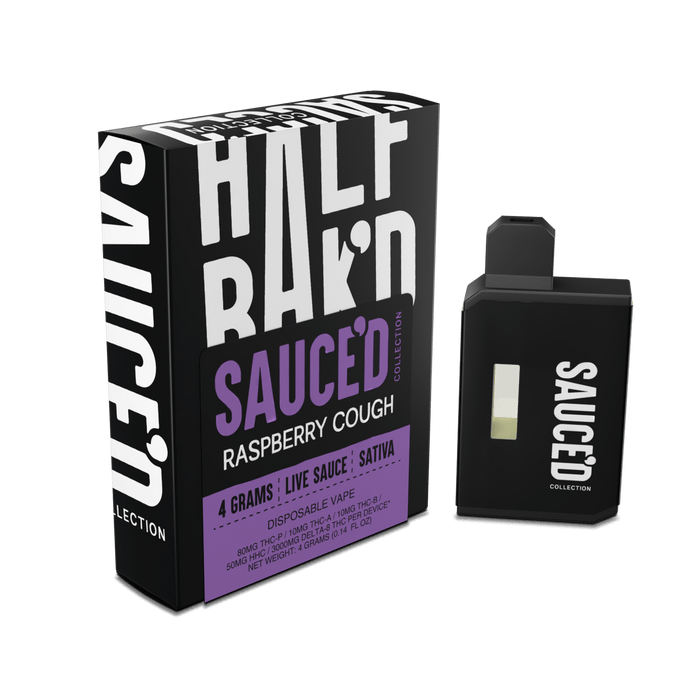 Raspberry Cough | 4G Sativa Disposable - Disposable -  HALF BAK'D