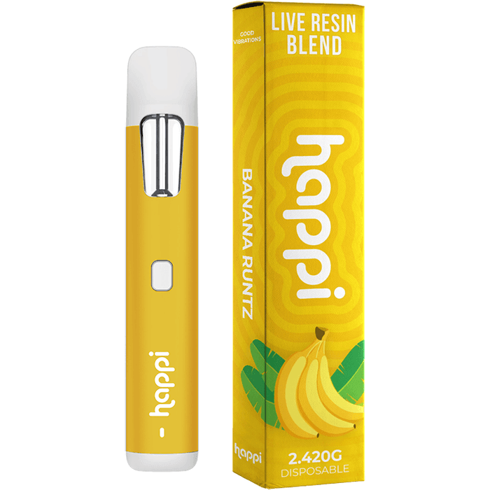 Banana Runtz - 2G Disposable Live Resin Blend - Happi
