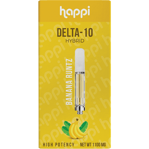 Banana Runtz - Delta-10 (Hybrid) Cartridge - Happi