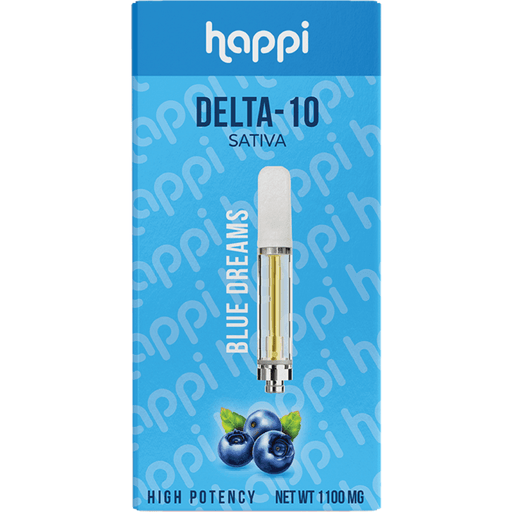 Blue Dreams - Delta-10 (Sativa) Cartridge - Happi