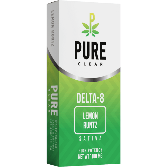 Pure Clear Lemon Runtz Delta-8 1G Cartridge - Happi