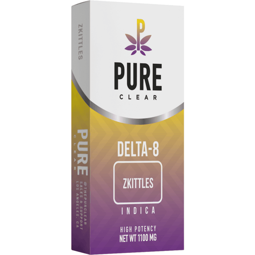 Pure Clear Zkittles Delta-8 1G Cartridge - Happi