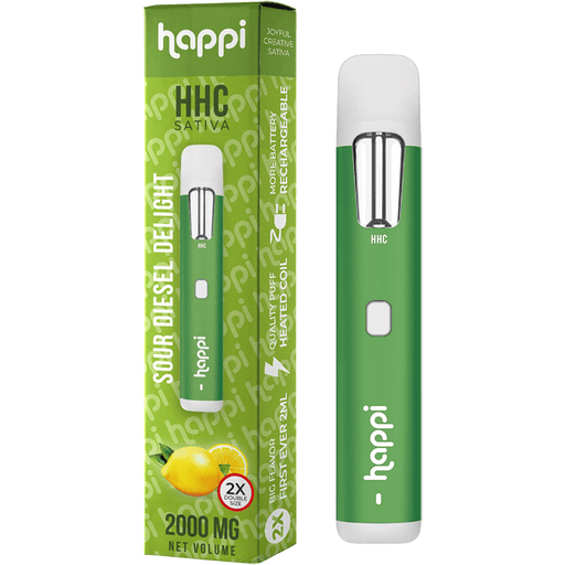 Sour Diesel Delight - HHC 2G Disposable (Sativa) - Happi