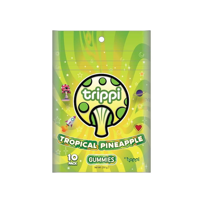 Tropical Pineapple - 10ct Shroom Gummies - Happi